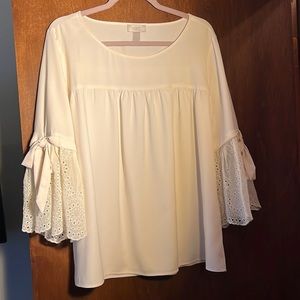 Beautiful Loft white blouse